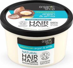 Organic Shop Odżywcza maseczka do włosów Argan & Amla 250 ml