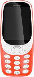 Telefon komórkowy Nokia 3310 Dual SIM Czerwony