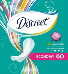 Discreet Higieniniai įklotai Discreet Water Lily 60 vnt