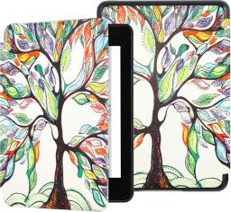 Pokrowiec Alogy Smart Case Kindle Paperwhite 4 Kolorowe drzewko
