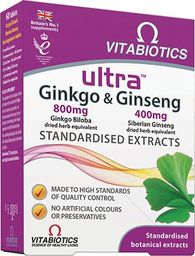 Ultra Ginkgo & Ginseng, 60 tablečių