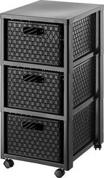 Rotho Komoda ROTHO COUNTRY su 3 stalčiais, 50L, juoda