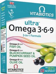 Ultra Omega 3-6-9, 60 kapsulių