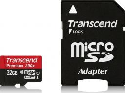 Karta Transcend Premium MicroSDHC 32 GB Class 10 UHS-I/U1  (TS32GUSDU1)