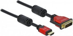 Kabel Delock HDMI - DVI-D 2m czerwony (84342)