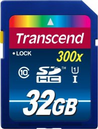 Karta Transcend 300x SDHC 32 GB Class 10 UHS-I/U1  (TS32GSDU1)