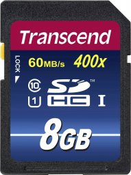 Karta Transcend 300x SDHC 8 GB Class 10 UHS-I/U1  (TS8GSDU1)