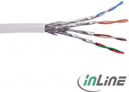 InLine Kabel sieciowy Cat.6 1000 Mbit RJ45 biały 100m (76499W)