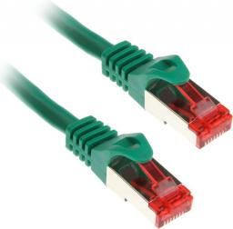  InLine 10m Cat.6 kabel sieciowy 1000 Mbit RJ45 - zielony ( 76400G )