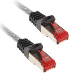  InLine 2m Cat.6 kabel sieciowy 1000 Mbit RJ45 - przeźroczysty ( 76402T )