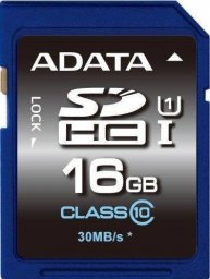 Karta ADATA Premier SDHC 16 GB Class 10 UHS-I/U1  (ASDH16GUICL10R)