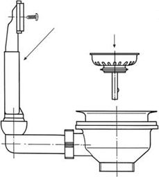 Zlewozmywak Franke Ventilis Franke plautuvės ROL 610-41, d 3''1/2, užkemšamas