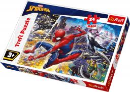  Trefl Puzzle 24 maxi Nieustraszony Spider-Man