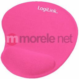 Podkładka LogiLink Żelowa różowa (ID0027P)