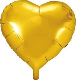  Party Deco Balon foliowy serce, złoty, 45cm uniwersalny