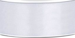  Party Deco Wstążka satynowa, biała, 25 mm x 25 m uniwersalny