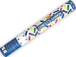 Party Deco Tuba strzelająca konfetti, kolorowe paski, 40 cm uniwersalny