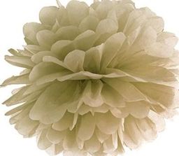  Party Deco Pompon bibułowy, złoty, 25 cm uniwersalny