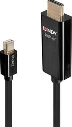 Kabel Lindy DisplayPort Mini - HDMI 2m czarny (40912)