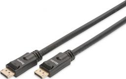 Kabel Digitus DisplayPort - DisplayPort 20m czarny (AK-340105-200-S)