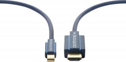 Kabel Clicktronic DisplayPort Mini - HDMI 3m granatowy (JAB-1404911)