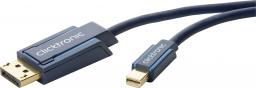 Kabel Clicktronic DisplayPort Mini - DisplayPort 3m niebieski