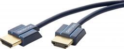Kabel Clicktronic HDMI - HDMI 1.5m granatowy