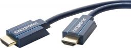 Kabel Clicktronic HDMI - HDMI 7.5m niebieski (70306)