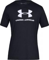  Under Armour Koszulka męska Sportstyle Logo Tee czarna r. S (1329590-001)