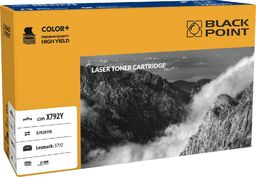 Toner Black Point LCBPLX792Y Yellow Zamiennik X792X1YG (BLLOPLX792YBW)