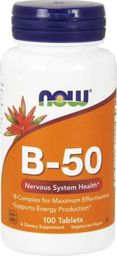  NOW Foods Now Foods Vitamin B-50 tabs.