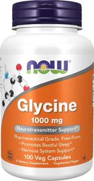 NOW Foods Now Foods Glycine 1000mg 100 Vcaps.