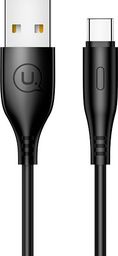 Kabel USB Usams USB-A - USB-C 1 m Czarny (SJ267USB01)