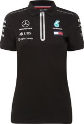 Mercedes AMG Petronas F1 Team Koszulka damska polo 2018 czarna r. M