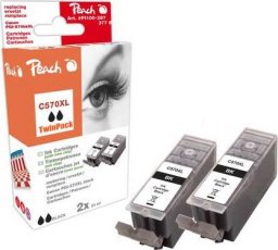 Toner Peach PEACH Tinte black kompt PGI-570XL Twin-Pack