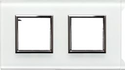 KOS DANTE Ramka podwójna szkło białe 4502182