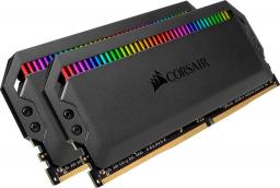 Pamięć Corsair Dominator Platinum RGB, DDR4, 16 GB, 3600MHz, CL18 (CMT16GX4M2C3600C18)