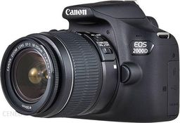 Akumulator Canon Aparat fotograficzny EOS 2000D BK + Obiektyw 18-55 IS + Akumulator LP-E10 EU26 2728C010 -2728C010