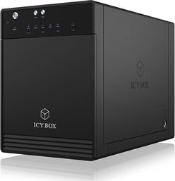 Kieszeń Icy Box 4x 2.5"/3.5" SATA - USB 3.1 Type-C (IB-3740-C31)