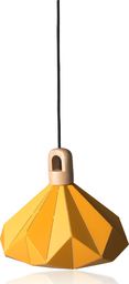 Lampa wisząca V-TAC Lampa wisząca VT-7323 Pastelowy drewniany pryzmat Żółty 320 x 270 mm-SKU3950