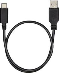Kabel USB Art USB-A - USB-C 0.5 m Czarny (KABUSB2 A-C 0.5M AL-OEM-117)