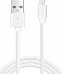 Kabel USB Sandberg USB-A - microUSB 1 m Biały (340-33)
