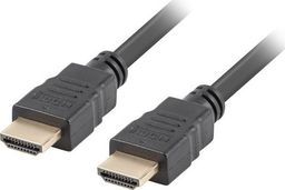 Kabel Lanberg HDMI - HDMI 1m czarny (CA-HDMI-11CC-0010-BK)