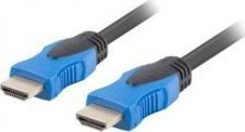 Kabel Lanberg HDMI - HDMI 20m niebieski (CA-HDMI-20CU-0200-BK)
