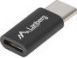 Adapter USB Lanberg USB-C - microUSB Czarny  (AD-UC-UM-02)