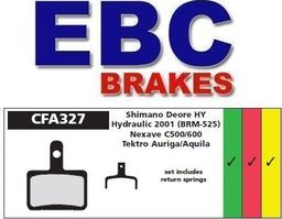 EBC Polska Sp. Z O.O Klocki hamulcowe rowerowe EBC (spiekane) - Shimano Deore BR-M515-BR-M525, NEXAVE C500-C600, TEKTRO AURIGA uniwersalny