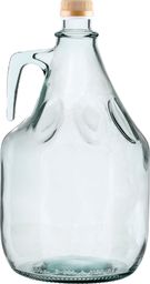  Biowin Butelka szklana ze szklaną raczką i korkiem 3l 640013-640013