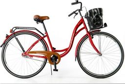  Storm Rower miejski 28" Amsterdam 1-biegowy czerwony