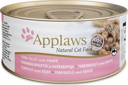  Applaws Applaws Cat karma dla kotów tuńczyk i krewetki w bulionie puszka 70g uniwersalny