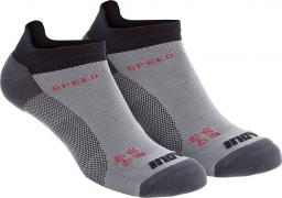  Inov-8 Skarpety unisex Speed Sock Low Dwupak czarno-szare r. 44-47